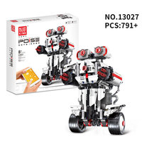 Mould King 13027 Modèle de robot intelligent programmable par application, jouets STEM, blocs de construction de robot, kit éducatif