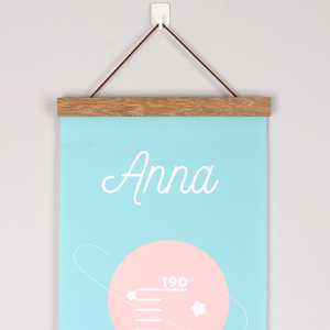 Bon prix bébé croissance tableau toile hauteur règle décoration murale pour enfants mesure jouets éducatifs cadeaux - Product Image 2
