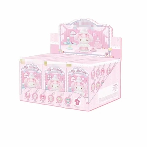 2026 ของแท้ 100% 6 ชิ้น/กล่อง ซานริโอ้ มายเมโลดี้ ซีรีส์ Sweet Dreams Boudoir กล่องสุ่มตุ๊กตาวินิล พวงกุญแจ จี้กระเป๋า - Product Image 1
