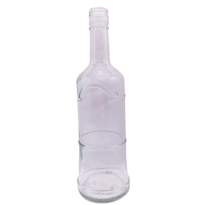 Bouteille en verre givré standard russe 700 ml/1000 ml avec fermeture en aluminium - Product Image 2