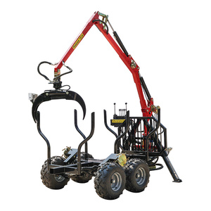 Maquinaria Agrícola, Cargador <span class=keywords><strong>de</strong></span> Troncos Forestales, Remolque para Madera con Brazo Hidráulico, <span class=keywords><strong>Cabrestante</strong></span>, Grúa <span class=keywords><strong>de</strong></span> Agarre - Product Image 6