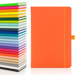 Carnet A5 en cuir rigide personnalisé pour la vente en gros, avec boucle porte-stylo, marque-page en ruban et 100 feuilles cousues - Product Image 2