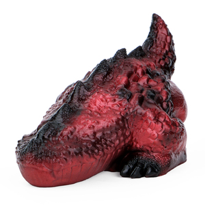 Masturbador Masculino GEEBA Realista con Forma de Trasero de Dragón Rojo, Doble Canal, Ano Estrecho y Vagina Profunda, Estimulador de Pene - Product Image 4