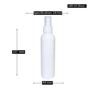Flacon de lotion corporelle 180ml 250ml 300ml 500ml 1000ml en plastique blanc mat vide pour shampoing - Product Image 3