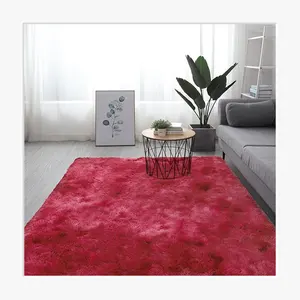 Regenboog Pluizige Tapijten Anti-Slip Ruige Gebied Tapijt Eetkamer Woonkamer Mat Slaapkamer Bed Pluche Tapijt Vloermat Home Decor