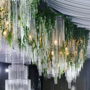 Guirlande de fleurs artificielles de glycine Xinchengzhi 100cm-200cm en soie, décoration suspendue pour mariage, maison et extérieur - Product Image 3
