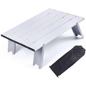 Mesa de Picnic Plegable para Playa, Ultraligera, de Aluminio, Pequeña, Portátil, Compacta, para Exteriores, Barbacoa, Camping - Product Image 1