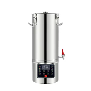 1600W Latest Version Commercial Soybean Milk Machine 18L Capacity Auto Soy Bean Maker Soymilk Maker with Stirring and Heating F