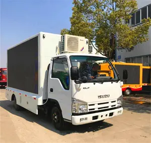 الصين بالجملة السعر المنخفض الهند 4X2 RHD P6 P7 مصباح ليد شاحنة إعلانات شاشة led مركبة للبيع
