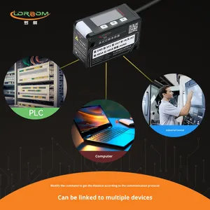 Luoge Laser 485 ad alta precisione che vanno quantità analogica di soppressione dello sfondo LCD pannello visivo a infrarossi range sensore LGD-A030C - Product Image 4