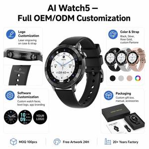Reloj Inteligente AI Watch <span class=keywords><strong>5</strong></span> con Pantalla AMOLED de 1.32 Pulgadas, Resistente al Agua IP68, ChatGPT, Voz, WhatsApp, NFC, Salud, Llamadas Bluetooth, Carga Inalámbrica, Venta al Por Mayor de Fábrica - Product Image 5