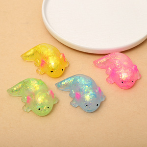 Jouets de décompression TPR Maltose Salamander Glitter Aurora Squishy à rebond lent, cadeau promotionnel très demandé pour enfants et adultes - Product Image 1