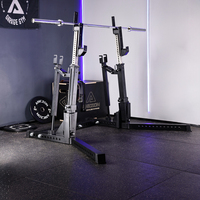Rack de musculation pour salle de sport commerciale, style compétition, en acier, avec banc de musculation multi-poids, combo squat pour exercices de poitrine