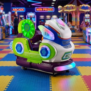 Máquina de Juegos para Niños con Temática Espacial, Máquina de Balanceo Operada con Monedas para Centros Comerciales y Parques de Diversiones - Product Image 2
