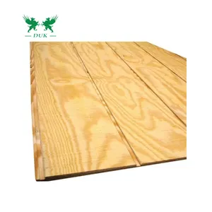 Decoration Grade T1-11 Grooved Pine Plywood for Saint Martin Market