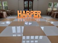 Pista de Baile Portátil de Madera Contrachapada de 18 mm, Diseño Clásico a Cuadros Blanco y Negro, Resistente a la Intemperie, para Bodas, Cumpleaños, Ceremonias y Eventos