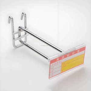 Crochets de suspension en métal pour panneaux perforés, diamètre de fil, vente en gros usine - Product Image 1