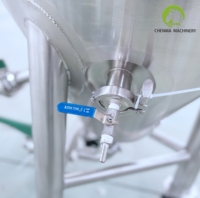 Cuve de Fermentation Conique en Acier Inoxydable de Petite Taille 1 BBL (117 L) Unitank pour Microbrasserie