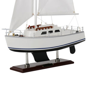 Vente en gros de yacht de sport de croisière U.S. Catalina modèle de <span class=keywords><strong>bateau</strong></span> en bois voilier nautique cadeau pour hommes décoration maritime - Product Image 6