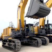 Excavatrice minière géante de 90 tonnes XE900D, rayon de 13,2 m, profondeur de 8,6 m, déplacement de roche, défrichage de masse de terre