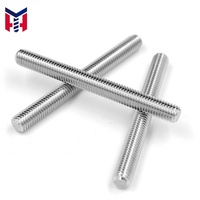 Tiges filetées droites en acier inoxydable à finition brute, M15-M25, entièrement filetées, pour usage industriel – Vente chaude