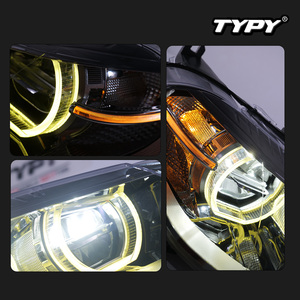 Feux avant TYPY pour BMW X5 (E70) 2007-2013 ; feux de jour à LED Angel Eye améliorés et clignotants. - Product Image 6
