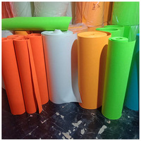 Tissu en feutre acrylique de 90 cm de large, matériau de couture durable, feuilles multicolores pour décorations DIY