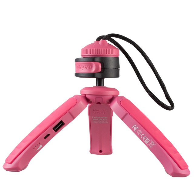 Fotopro Tabletop Mini Charging Power Bank Tripod Portable Pocket Camera Smart Phone Lightweight Tripod Stand Table Tripod