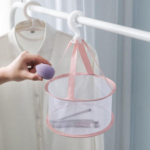 Cesta de secado de esponjas cosméticas mini al por mayor, red colgante de malla fina para esponjas de maquillaje, organizador de herramientas de belleza - Product Image 4