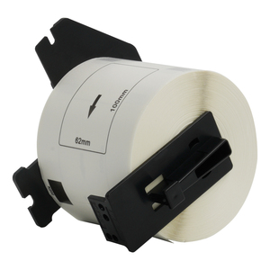 Etiquetas compatibles DK 11202 1202, 62x100mm para impresora <span class=keywords><strong>QL</strong></span> 570 580N 650TD 700 <span class=keywords><strong>710W</strong></span> 720NW 800 810W 820NWB 1050 1060N 1100 - Product Image 1