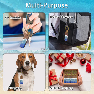 Llavero del océano Maldivas Indonesia Hawaii regalo turístico para grabar madera llavero personalizado - Product Image 5