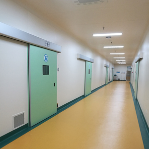 <span class=keywords><strong>Porta</strong></span> Scorrevole Automatica <span class=keywords><strong>a</strong></span> Doppia Anta in Piombo per Protezione da Radiazioni e Raggi X per Stanze Ospedaliere - Product Image 1