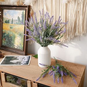 Flor Artificial de Lavanda CallaFloral, Rama Individual, Plástico Morado, Decoración de Interiores - Product Image 1