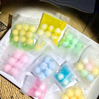 Ensemble de balles sensorielles en cire craquante DIY, jouet anti-stress pop-up, jouet sensoriel pour le jeu, pack de 2/6/9 pièces