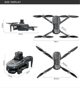Drone GPS L200 Pro Max có thể gập lại, camera kép chuyên nghiệp 4K, gimbal 2 trục, WIFI 5G, FPV, điều khiển từ xa, động cơ không chổi than, hệ thống định vị - Product Image 5