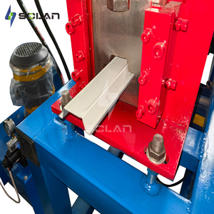 אומגה בנייה ייצור צמח חקלאי אוטומטי גליל להרכיב מכונה plc נושאת מפתח מנוע הילוך ציוד מכונת purlin - Product Image 4