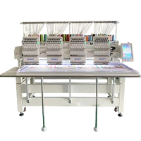 Meilleures ventes Machine à broder Tajima informatisée à 4 têtes Machine à broder informatisée Dahao 12 aiguilles 15 aiguilles Broderie plate