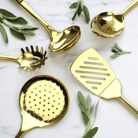 Accessoires pour ustensiles de cuisine Turner de cuisine en or rose Turner en acier inoxydable
