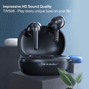 Spedizione gratuita elettronica di consumo più venduta TWS08 auricolare In-Ear auricolari Wireless auricolari bassi profondi per lettori multimediali - Product Image 5
