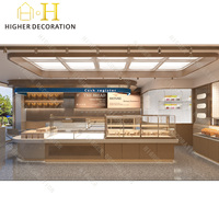 Bakery Showcase Design Bäckerei Vitrine mit Glasbrot Display Regal Custom ized Cake Display Counter für Cake Showcase