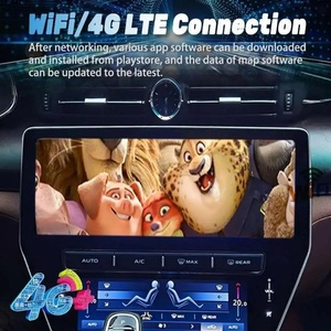 วิทยุติดรถยนต์ Android 13 Qualcomm สำหรับ Maserati Quattroporte ปี 2013-2020 เครื่องเล่นมัลติมีเดีย วิดีโอ พร้อมระบบนำทาง GPS อัตโนมัติ รองรับ Carplay - Product Image 4