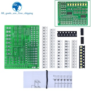 TZT Diy Kit de controlador de luz de 15 colores 1801 <span class=keywords><strong>SMD</strong></span> componente soldadura práctica tablero partes Kit de producción electrónica - Product Image 4