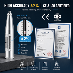 Sclerometro Digitale Schmidt per Calcestruzzo, Tester di Resistenza Integrato NDT, Lettura Diretta, Attrezzatura Portatile - Product Image 3
