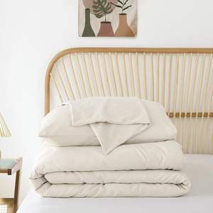 Colcha de algodón Beige de lujo, conjunto de edredón de algodón de estilo Simple, colcha de dormitorio suave y transpirable para las <span class=keywords><strong>4</strong></span> estaciones - Product Image 6
