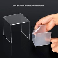 Présentoir en acrylique écologique transparent pour parfums, supports solides pour gobelets en papier, gâteaux, desserts, centres commerciaux