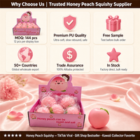Jouet Squishy aux Fruits, Jouets Mochi Squishy Anti-Stress, Jouet à Presser Squishy Factory, Jouets Squishy Pêche à Remontée Lente, Cadeau Anti-Stress