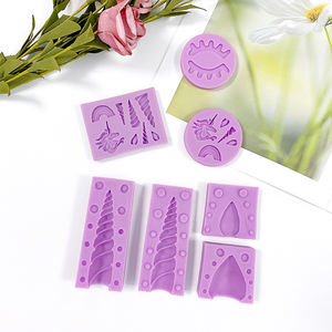Usine Stock Fondant Moule 3D <span class=keywords><strong>Licorne</strong></span> Forme <span class=keywords><strong>Licorne</strong></span> Sourcil Cils Gâteau Au Chocolat Fondant Silicone Moule <span class=keywords><strong>De</strong></span> Cuisson - Product Image 2