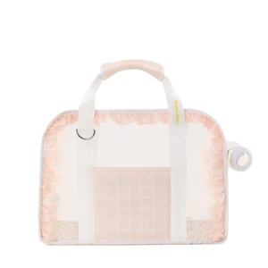 Mùa Hè Mát Jelly Màu Xách Tay <span class=keywords><strong>Pet</strong></span> Tàu Sân Bay Tiếp Xúc Với Đầu Thiết Kế, Trọng Lượng Nhẹ Crossbody Túi Con Chó Cho Chó Nhỏ, Du Lịch Ngoài Trời - Product Image 1