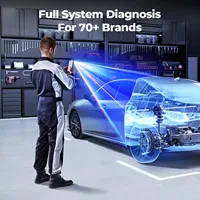 Lector de Códigos TOPDON TopScan Master, Compatible con 10 Modos de Prueba OBD2 y 30 Funciones de Servicio, Herramienta de Diagnóstico Automotriz