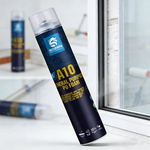 SOZEN-A10 Mousse polyuréthane monocomposant à usage général, mastic silicone pour le remplissage et la fixation des trous de construction - Product Image 1